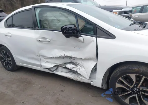 2014 Honda Civic Ex from USA, damaged, VIN 19XFB2F83EE028211